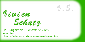 vivien schatz business card